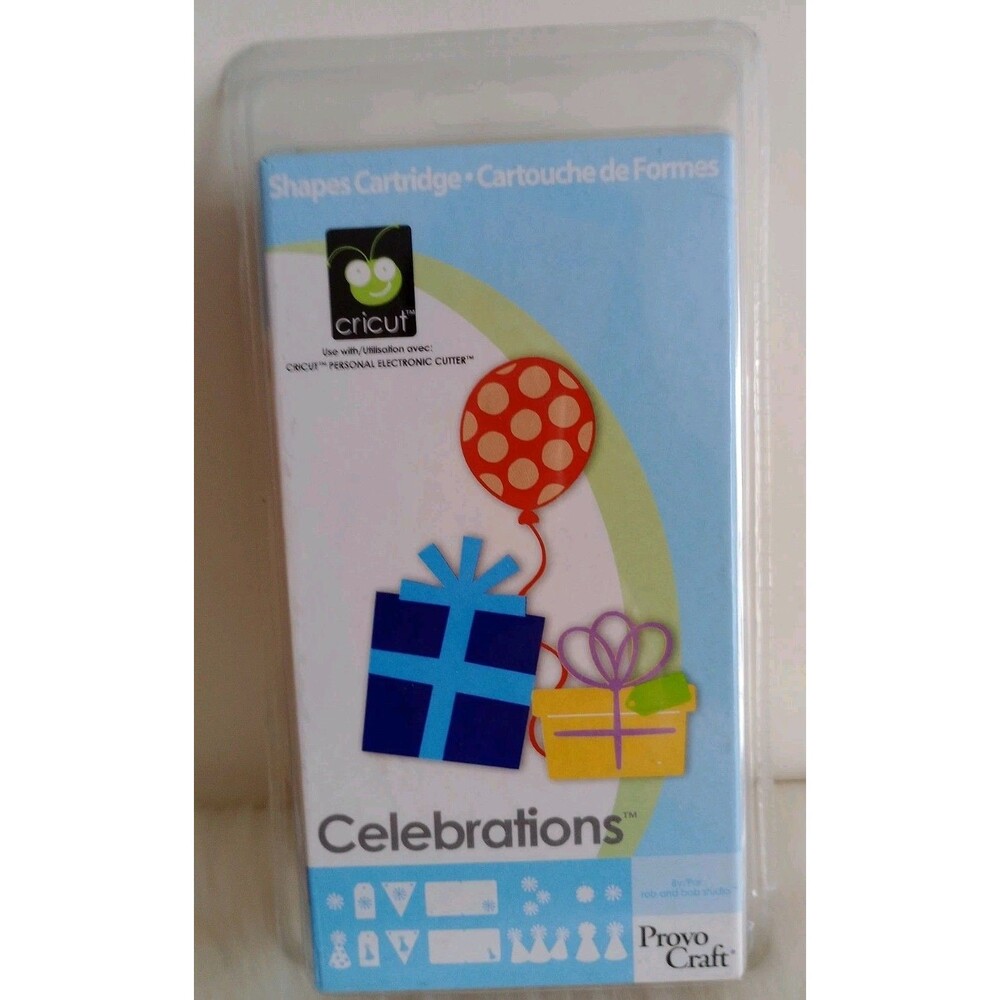 Cricut Cartridge Shapes Celebrations Crafting Projects NEW Sealed